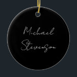 Décoration En Céramique Mini minimaliste noir noir tendance<br><div class="desc">Avez-vous déjà vu un design aussi fin, bien pensé, esthétique et remarquable ? Le choix des lettres, leur taille de police et l'obscurité de la couleur ont été longtemps réfléchis et conçus avec de longs efforts. Le résultat a été un design si unique qui impressionne tous ceux qui le voient....</div>