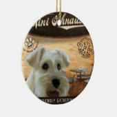 Décoration En Céramique Mini Schnauzer de café (Droite)