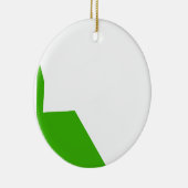 Décoration En Céramique Minimalisme Vert Blanc (Droite)