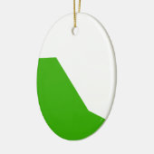 Décoration En Céramique Minimalisme Vert Blanc (Gauche)