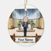 Décoration En Céramique Ministre - Homme (Gauche)