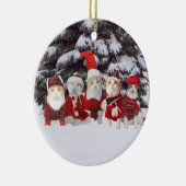 Décoration En Céramique Minous de Noël (Droite)