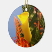 Décoration En Céramique minuscule calla jaune (Gauche)