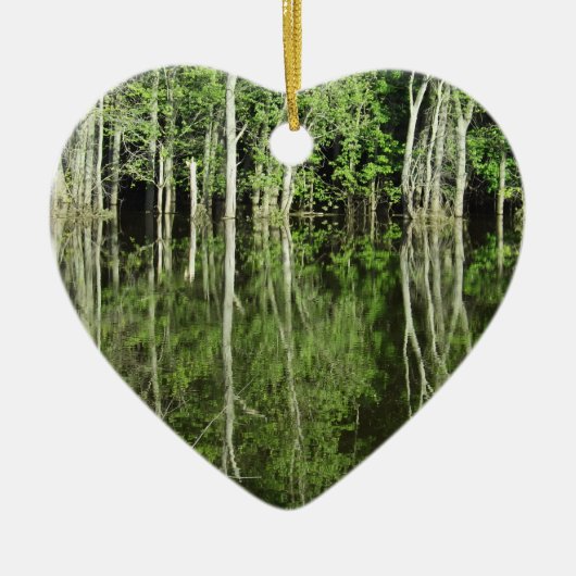 Décoration En Céramique Mississippi River Iowa Banks Garde l'ornement (Devant)