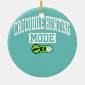 Décoration En Céramique Mode chasse au crocodile sur chasseur d'alligators (Dos)