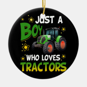 Décoration En Céramique Mode De Vie Agricole Juste Un Garçon Qui Aime Les