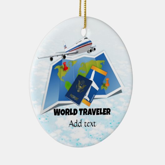 Décoration En Céramique Modèle World Traveller (Droite)