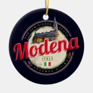 Décoration En Céramique Modena Emilia Romagna Balsamique Italie Souvenir