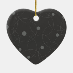 Décoration En Céramique Moderne, simple, ludique, amusant motif de cercles