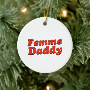 Décoration En Céramique Mois des fiertés LGBTQ Queer Femme Daddy
