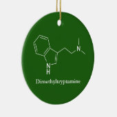 Décoration En Céramique Molécule de DMT Diméthyltryptamine Chimie (Droite)