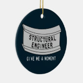 Décoration En Céramique Moment de poutre de l'ingénieur structurel (Droite)