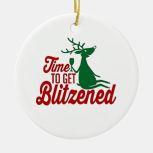 Décoration En Céramique Moment de se faire Blitzener Noël Renne