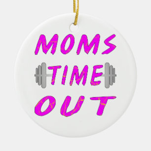 Décoration En Céramique Moms Time Out Barbell