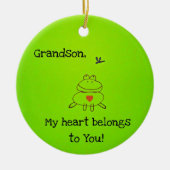 Décoration En Céramique Mon coeur vous appartient ! (Devant)