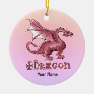 Décoration En Céramique Mon Dragon Rouge