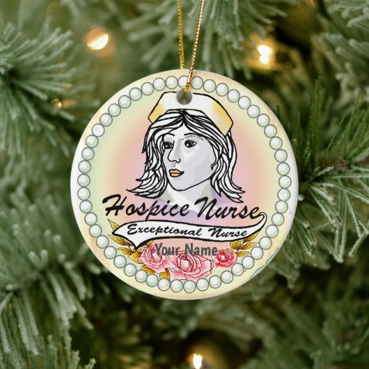 Décoration En Céramique Mon infirmière d'accueil (Arbre)