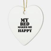 DÉCORATION EN CÉRAMIQUE MON LIT ME REND HEUREUX (Gauche)