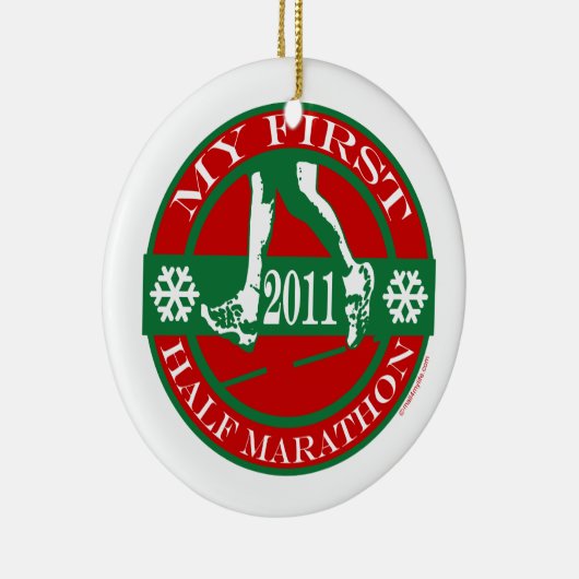 Décoration En Céramique Mon marathon de première moitié - 2011 (Droite)