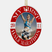 Décoration En Céramique Mon premier demi-marathon - 2011 (Droite)