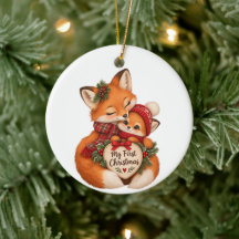 Mon premier Noël Famille Renard