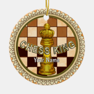 Décoration En Céramique Mon roi d'échecs