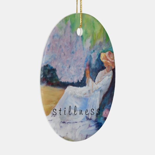 Décoration En Céramique Mon seul mot : calme : (Droite)