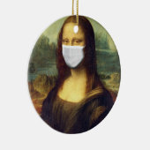 Décoration En Céramique Mona Lisa Via Corona Virus (Droite)