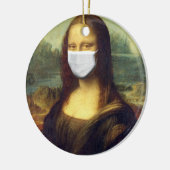 Décoration En Céramique Mona Lisa Via Corona Virus (Gauche)