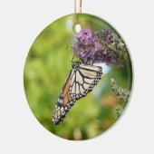 Décoration En Céramique Monarque sur Buddleia (Gauche)