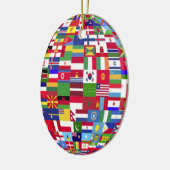 Décoration En Céramique Monde des drapeaux (Gauche)