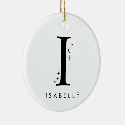 Décoration En Céramique Monogram I Celestial Name (Droite)