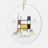 Décoration En Céramique Monogramme Art Moderne. Lettre H (Gauche)