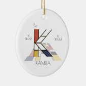 Décoration En Céramique Monogramme Art Moderne. Lettre K (Droite)