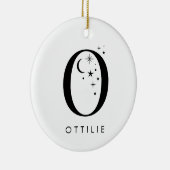 Décoration En Céramique Monogramme O Nom céleste (Droite)