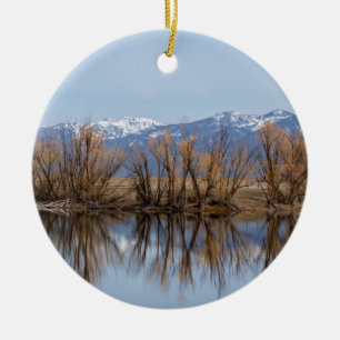 Décoration En Céramique Montagnes et Ornementation de l'eau de l'Ouest du