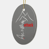 Décoration En Céramique Montée en vélo, Attaque (Gauche)