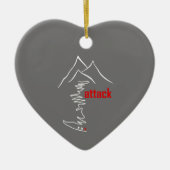 Décoration En Céramique Montée en vélo, Attaque (Devant)