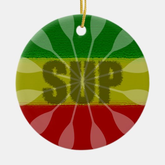 Décoration En Céramique Montez La Pagaie, Paddle Twirl (Devant)