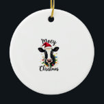 Décoration En Céramique Mooey Christmas Santa Christmas Lights Cow Lovers<br><div class="desc">Mooey Christmas Santa Christmas Lights Cow Lovers T-Shirt (3)</div>