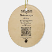 Décoration En Céramique Morceau avant à l'nuits d'été Quarto rêveur (Gauche)