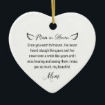 Décoration En Céramique mort disparu ma mère dans le ciel Anniversaire<br><div class="desc">Cadeau d'anniversaire pour Maman dans le Ciel Citations de la fille,  fils Se souvenir maman dans le ciel et Une lettre à ma mère dans le Ciel Sayings qoute,  céleste anniversaire maman présente</div>