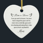 Décoration En Céramique mort disparu ma mère dans le ciel Anniversaire<br><div class="desc">Cadeau d'anniversaire pour Maman dans le Ciel Citations de la fille,  fils Se souvenir maman dans le ciel et Une lettre à ma mère dans le Ciel Sayings qoute,  céleste anniversaire maman présente</div>