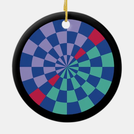 Décoration En Céramique Mosaic Radiance (Circular) (Dos)