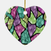 Décoration En Céramique mosaïque de verre moderne Abstrait motif lumineux  (Dos)