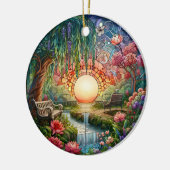 Décoration En Céramique Mosaïque en verre tendu du parc enchanté (Gauche)