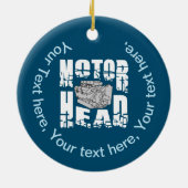 Décoration En Céramique Moteur de tête (Dos)