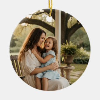 Décoration En Céramique Mother daughter love photo mothers day family gift