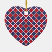 Motif à carreaux diamant Harlequin rouge bleu blan