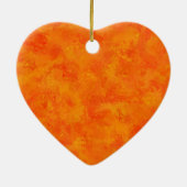 Décoration En Céramique Motif Abstrait orange (Dos)